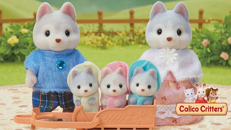 view Calico Critters Husky Family