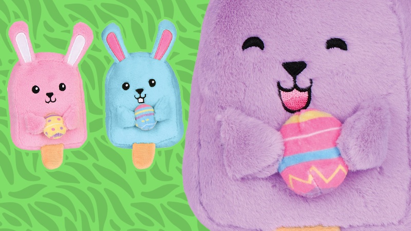 Click to load view Mini Bunny Pops and other spring plush slide